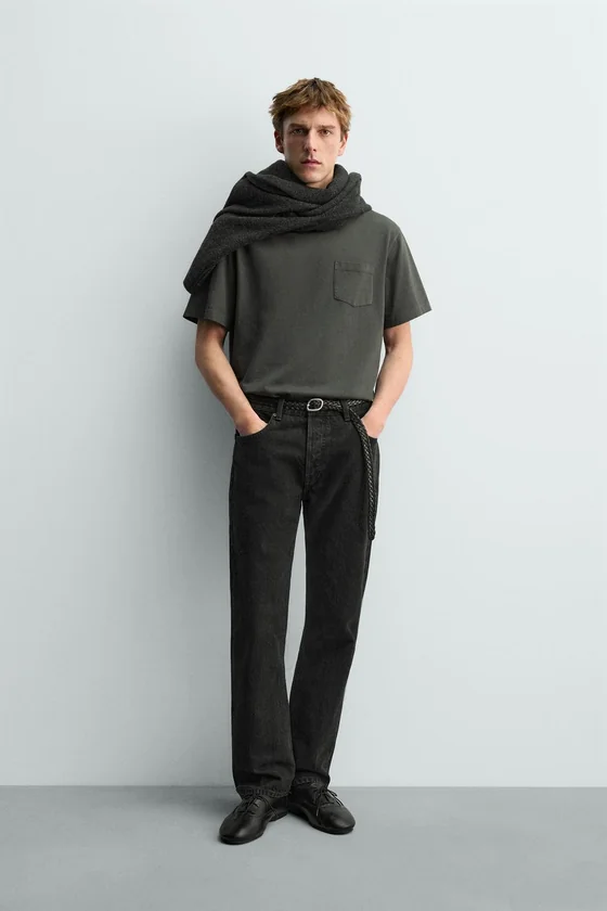 ФУТБОЛКА С КАРМАНОМ Zara «Aaron Levine»
