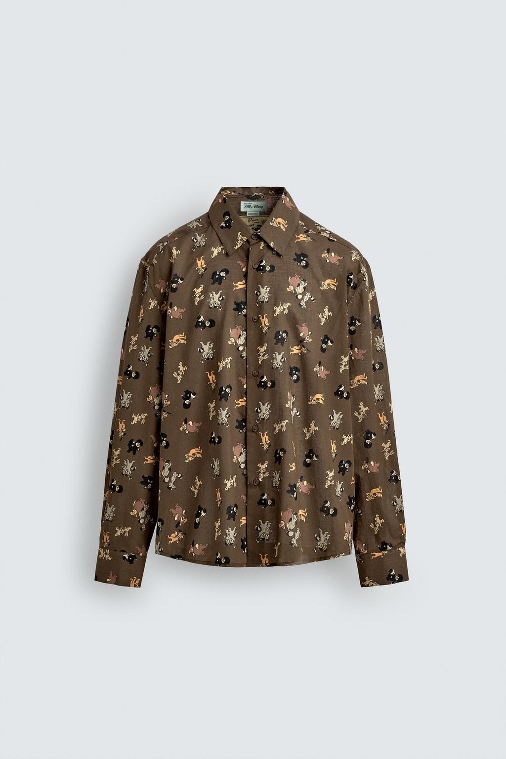 РУБАШКА С ПРИНТОМ LOST BOYS «ПИТЕР ПЭН» HARRY LAMBERT FOR ZARA X DISNEY