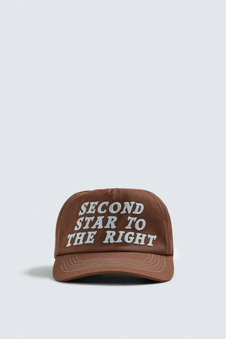 Бейсболка с текстом peter pan harry lambert для zara x disney