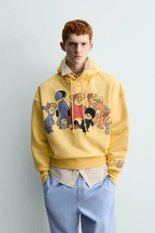 Худи с капюшоном, коллаборация HARRY LAMBERT FOR ZARA X DISNEY- Заказать в России
