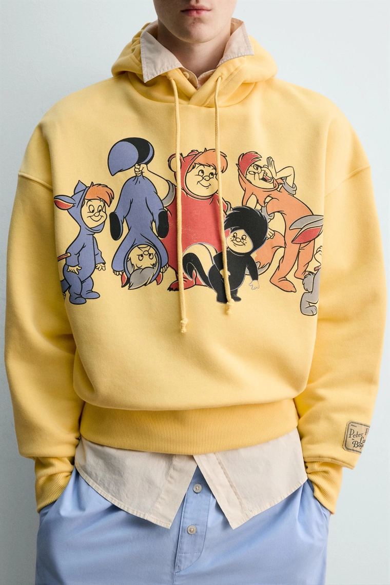 Худи для летучих мышей питера пэна харри ламберт для zara x disney