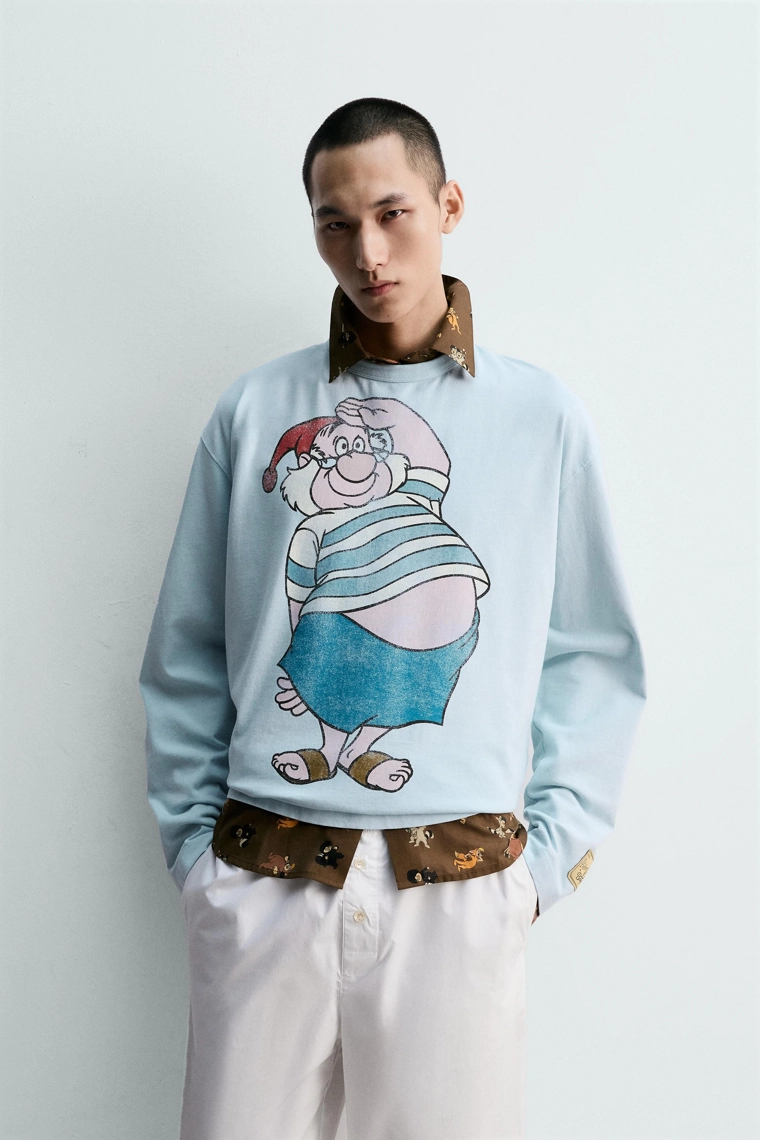 Футболка mr. smee peter pan от harry lambert для zara x disney