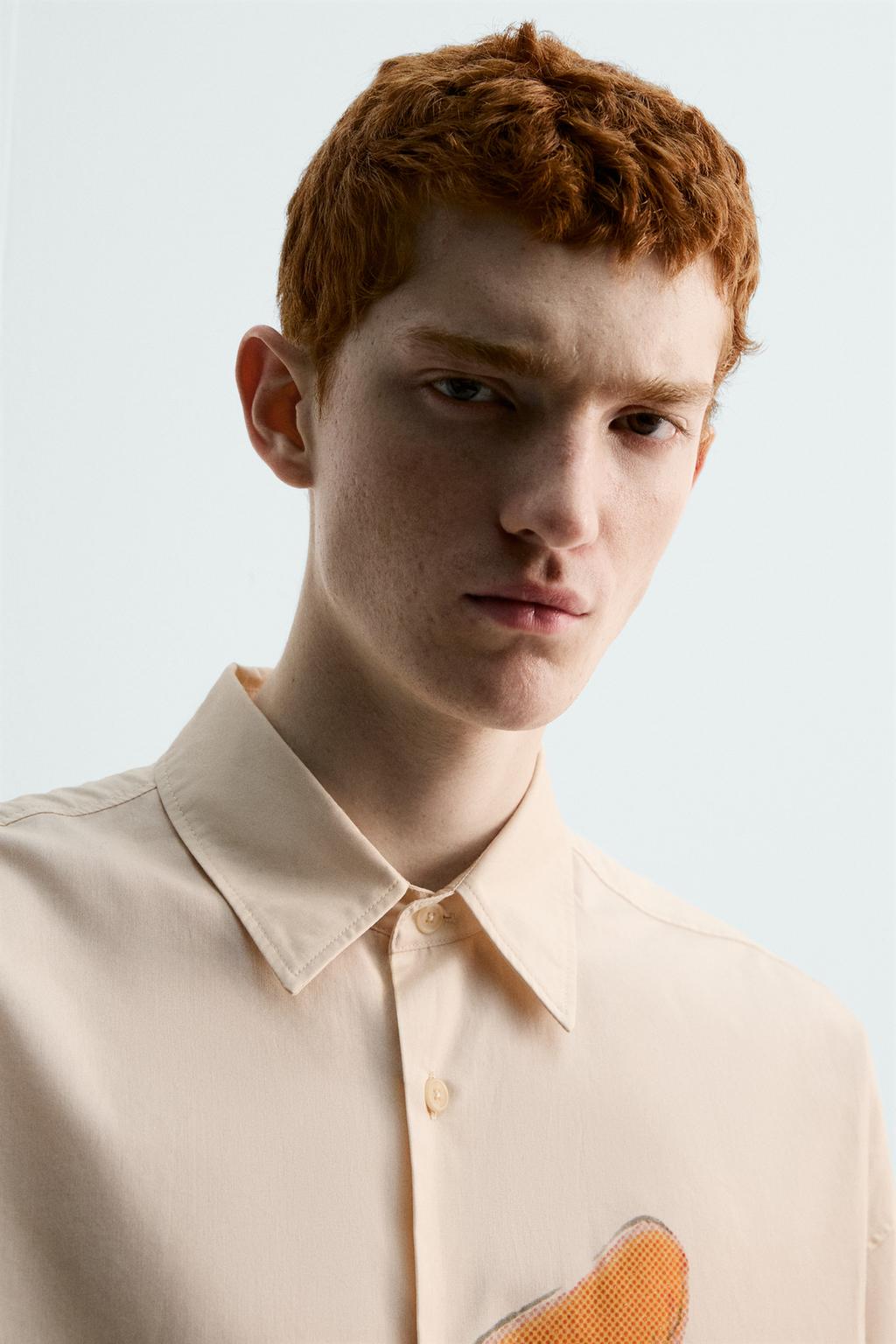 РУБАШКА С ПРИНТОМ РУСАЛКИ ИЗ ПИТЕРА ПЭНА HARRY LAMBERT FOR ZARA X DISNEY