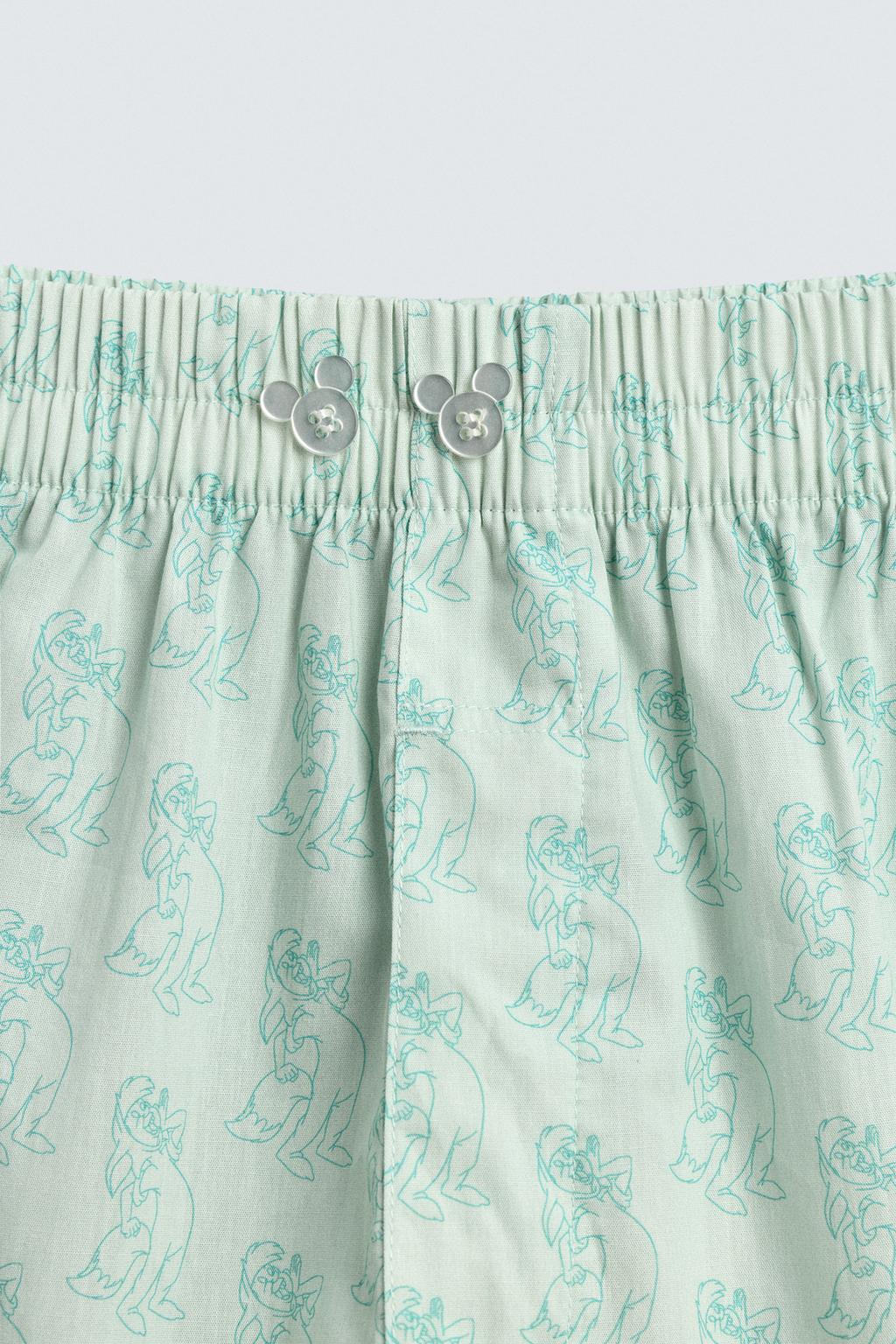 ТРУСЫ-БОКСЕРЫ С ПРИНТОМ МЕДВЕЖОНКА ПИТЕРА ПЭНА HARRY LAMBERT FOR ZARA X DISNEY