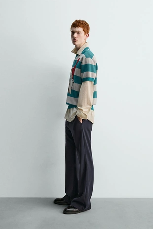 Вязаная футболка с сэром сми гарри ламберта для ZARA X DISNEY- Заказать в России