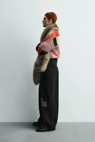 Джемпер в стиле пэчворк HARRY LAMBERT FOR ZARA X DISNEY- Заказать в России