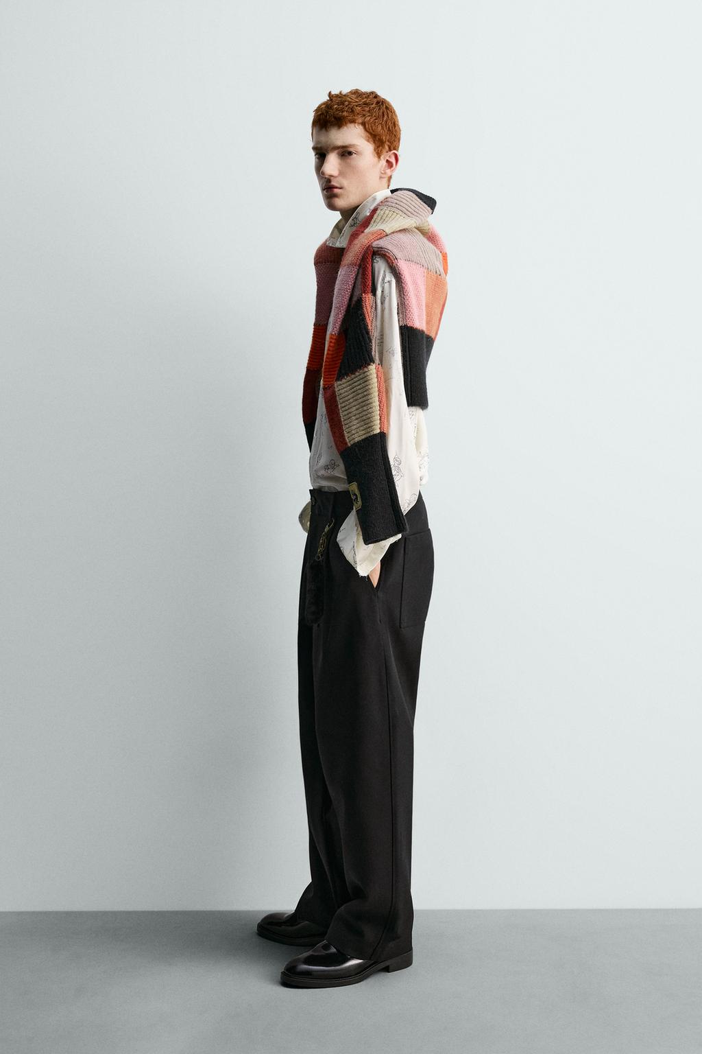 РУБАШКА ИЗ ШЕЛКА И ВИСКОЗЫ С ПЕРСОНАЖАМИ ПИТЕРА ПЭНА — HARRY LAMBERT FOR ZARA