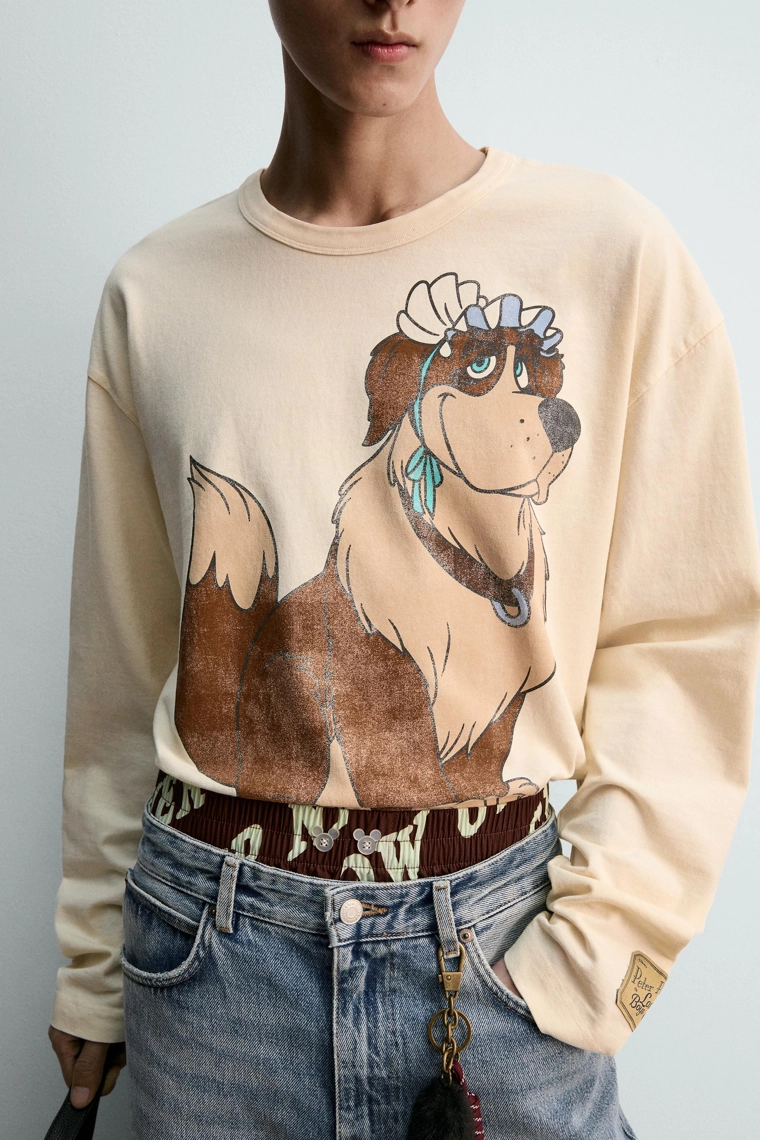 Футболка nana из коллекции harry lambert для zara x disney