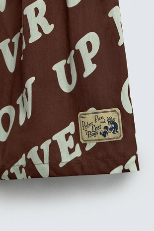 Трусы-боксеры с текстом «питер пэн» HARRY LAMBERT FOR ZARA X DISNEY- Заказать в России