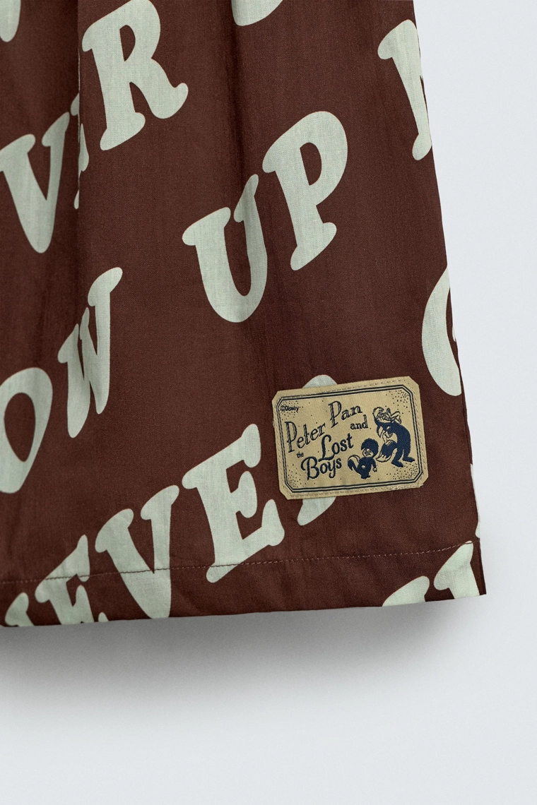 Боксеры peter pan с текстом от harry lambert для zara x disney