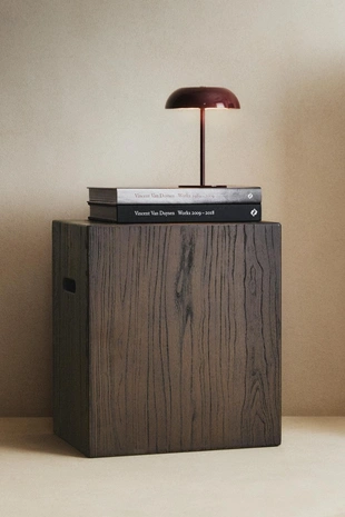 Деревянный кубический боковой столик- Заказать в России