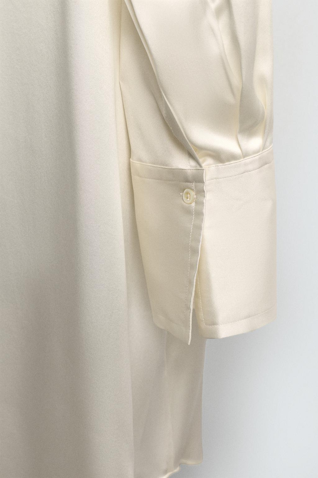 РУБАШКА ОВЕРСАЙЗ ИЗ 100% ШЕЛКА С ПРИНТОМ «ПИТЕР ПЭН» HARRY LAMBERT FOR ZARA X DISNEY