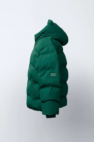 Стеганое пальто с нашивкой WATER REPELLENT- Заказать в России