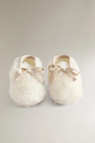 Ботильоны с искусственным мехом- Заказать в России