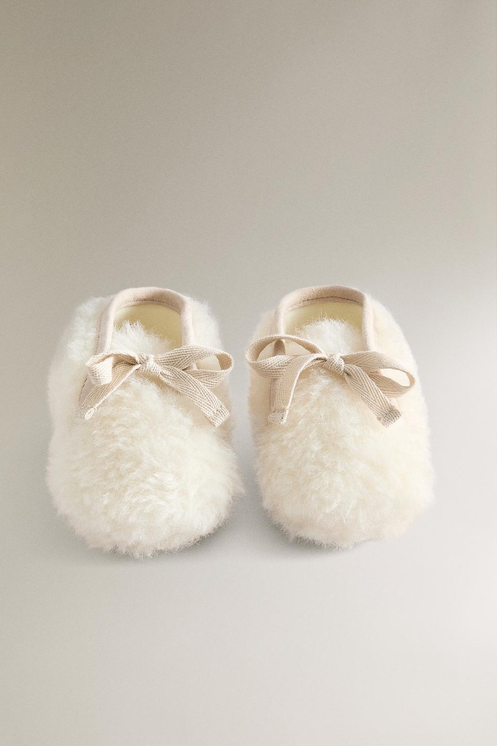 Ботильоны с искусственным мехом