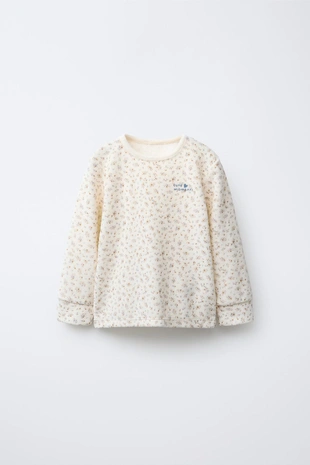 Купить Zara Пижама вельветовая с цветочным узором, 1 1/2-6 лет