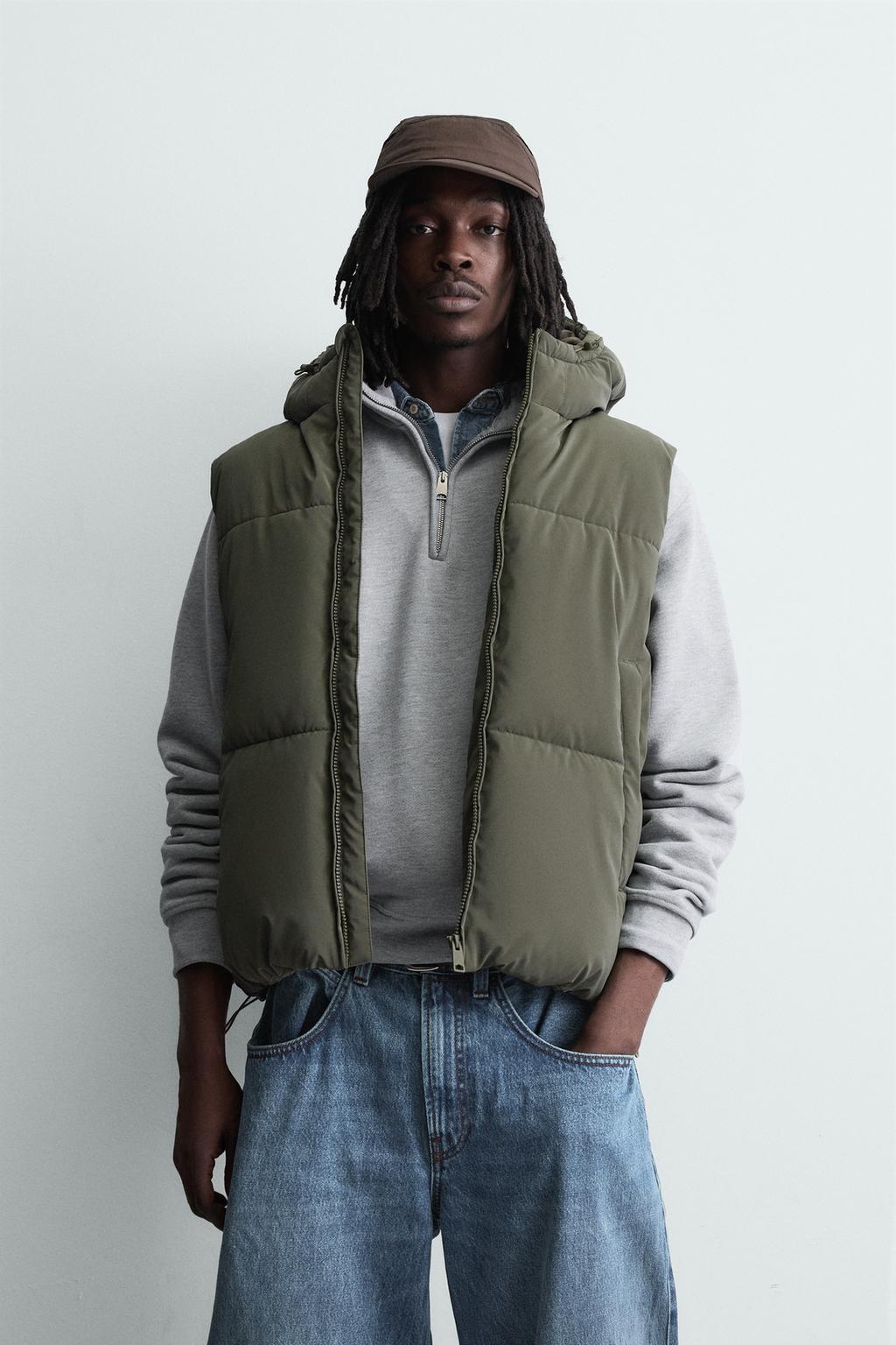 ПРОРЕЗИНЕННЫЙ СТЕГАНЫЙ ЖИЛЕТ