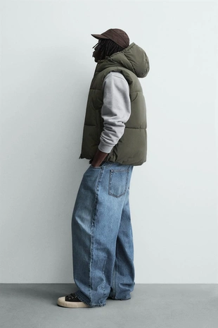 Прорезиненный стеганый жилет