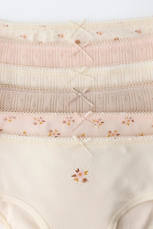 Купить Zara 1,5–6 лет/ набор из шести трусов с цветочным принтом