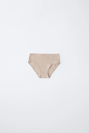 Dusty pink | 8501/548/676 - Zara 1,5–6 лет/ набор из шести трусов с цветочным принтом