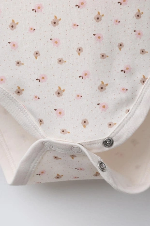 Набор из пяти боди с цветочным принтом- Заказать в России