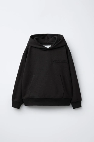 Костюм с капюшоном и брюками с принтом на резинке- Заказать в России