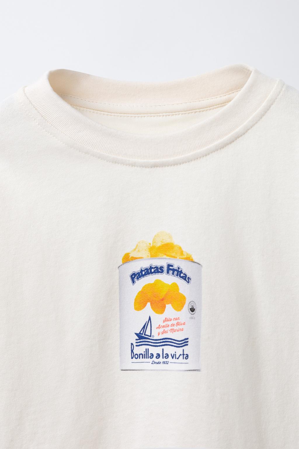 Футболка с длинным рукавом bonilla a la vista ® x zara с принтом