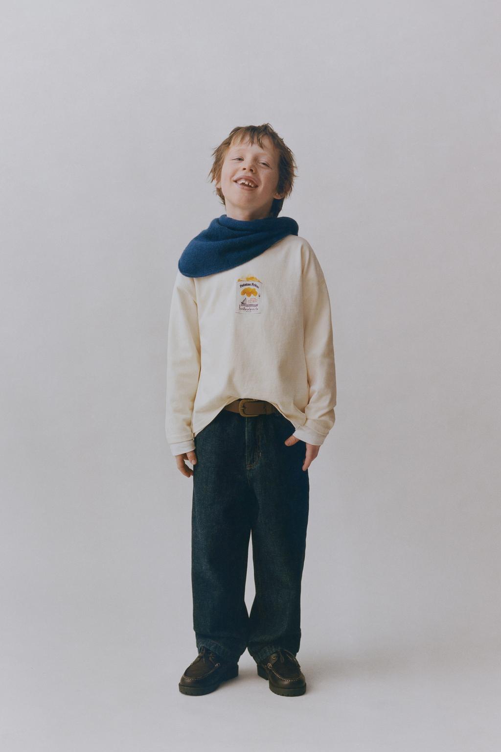 Футболка с длинным рукавом bonilla a la vista ® x zara с принтом