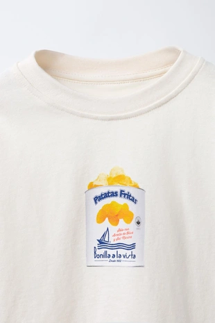 Футболка с длинным рукавом BONILLA A LA VISTA ® X ZARA с принтом- Заказать в России