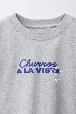 Футболка с принтом BONILLA A LA VISTA ® X ZARA- Заказать в России