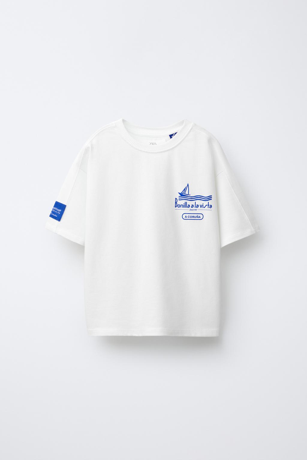 Футболка с принтом bonilla a la vista ® x zara