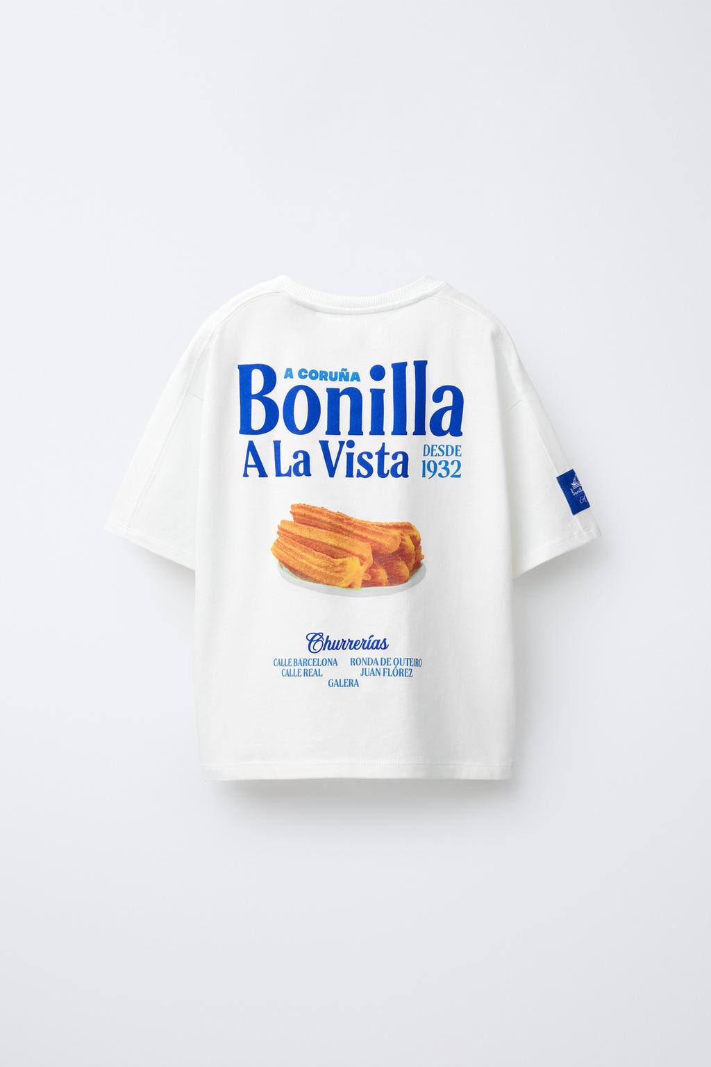Футболка с принтом bonilla a la vista ® x zara