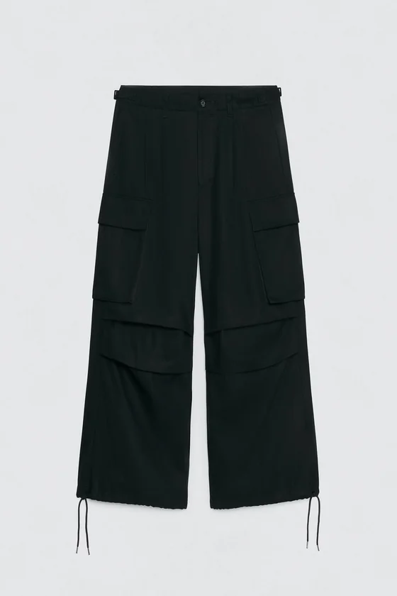 Широкие брюки-джоггеры в стиле релакс из коллекции Zara «Soshiotsuki»