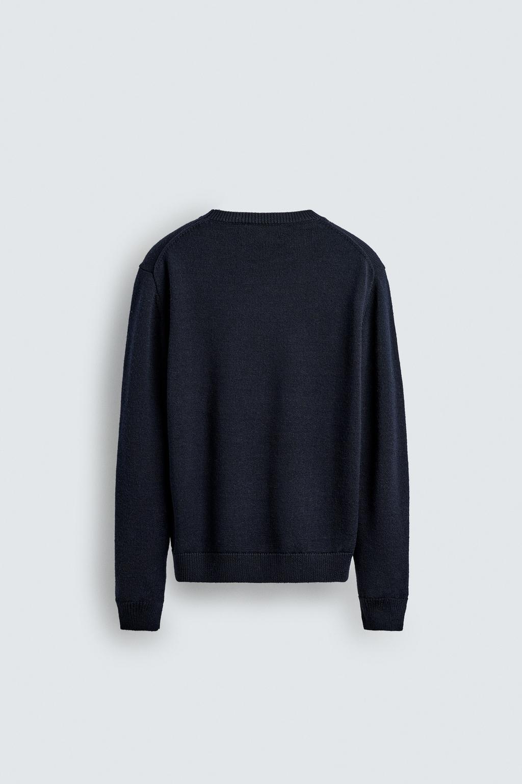 ЛЕГКИЙ СВИТЕР ИЗ 100% ШЕРСТИ