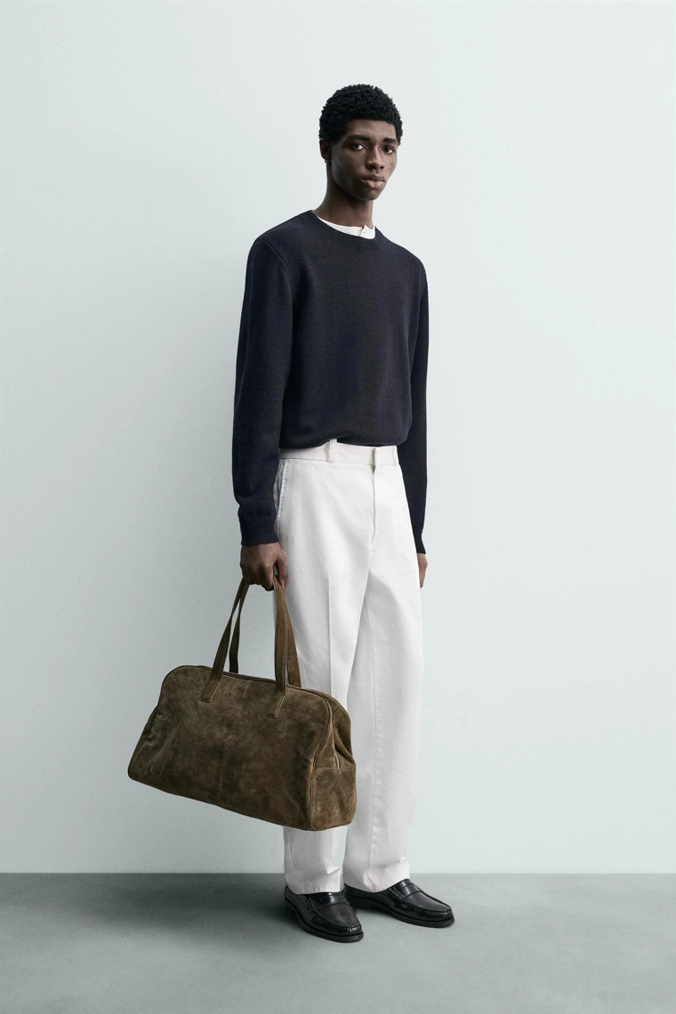 Теплый свитер из мериносовой шерсти