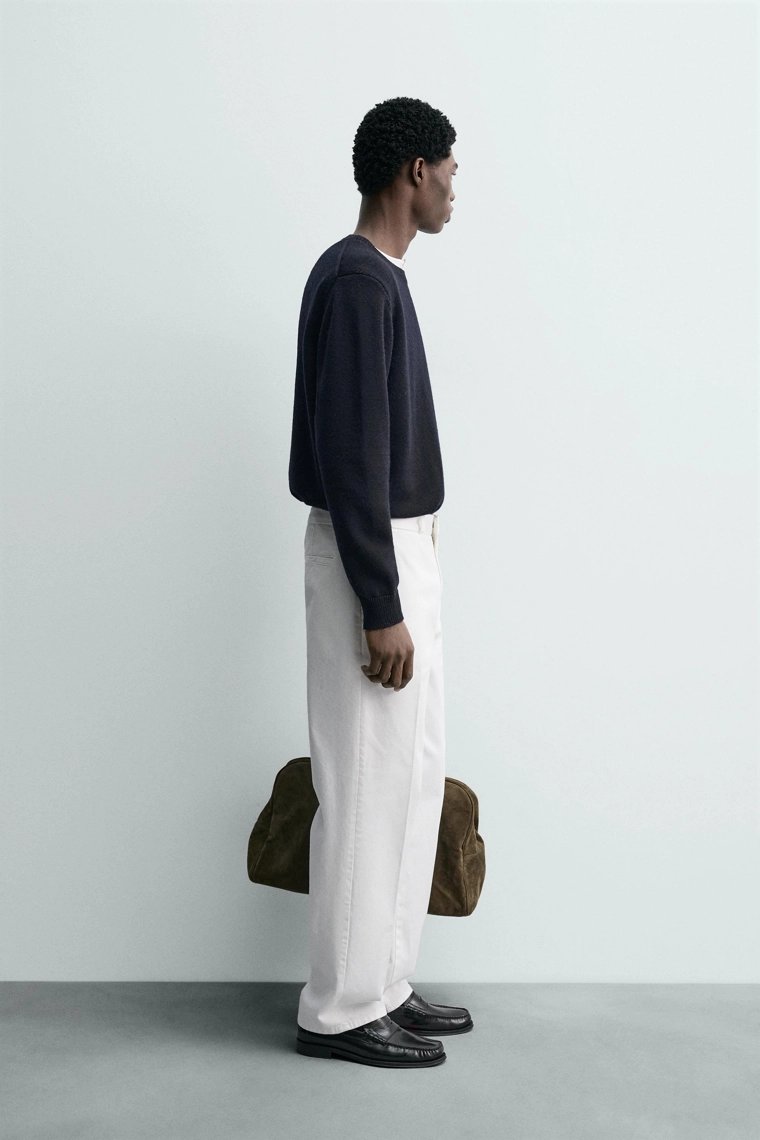 Теплый свитер из мериносовой шерсти