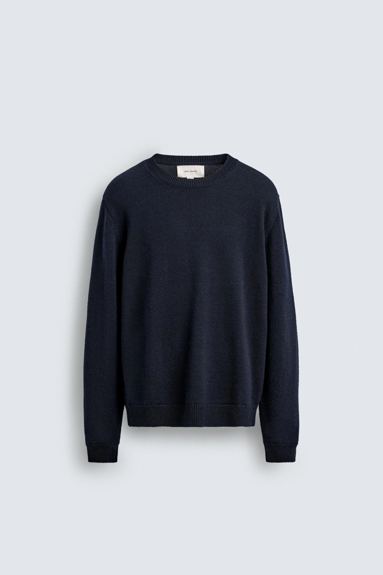 Теплый свитер из мериносовой шерсти