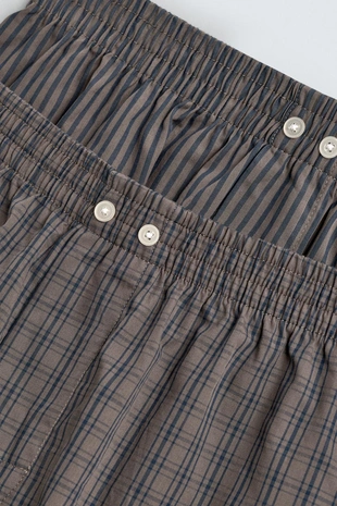 Набор из двух комбинированных трусов-боксеров из поплина- Заказать в России