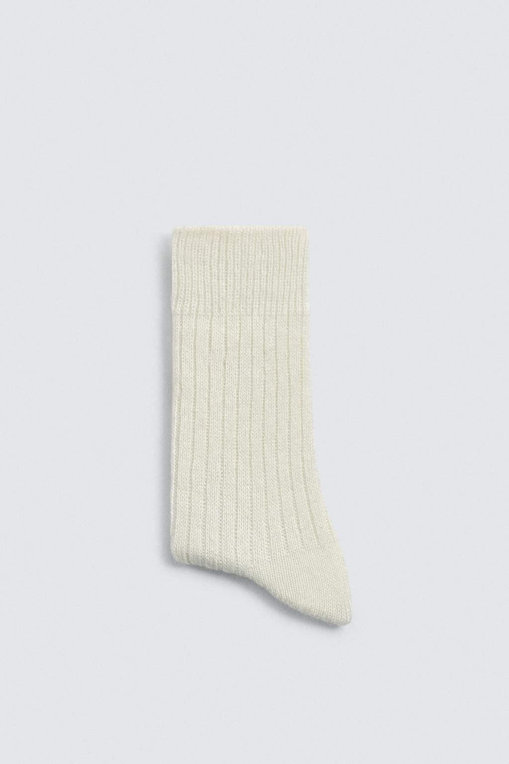 НОСКИ ИЗ РЕЛЬЕФНОЙ ТКАНИ В РУБЧИК