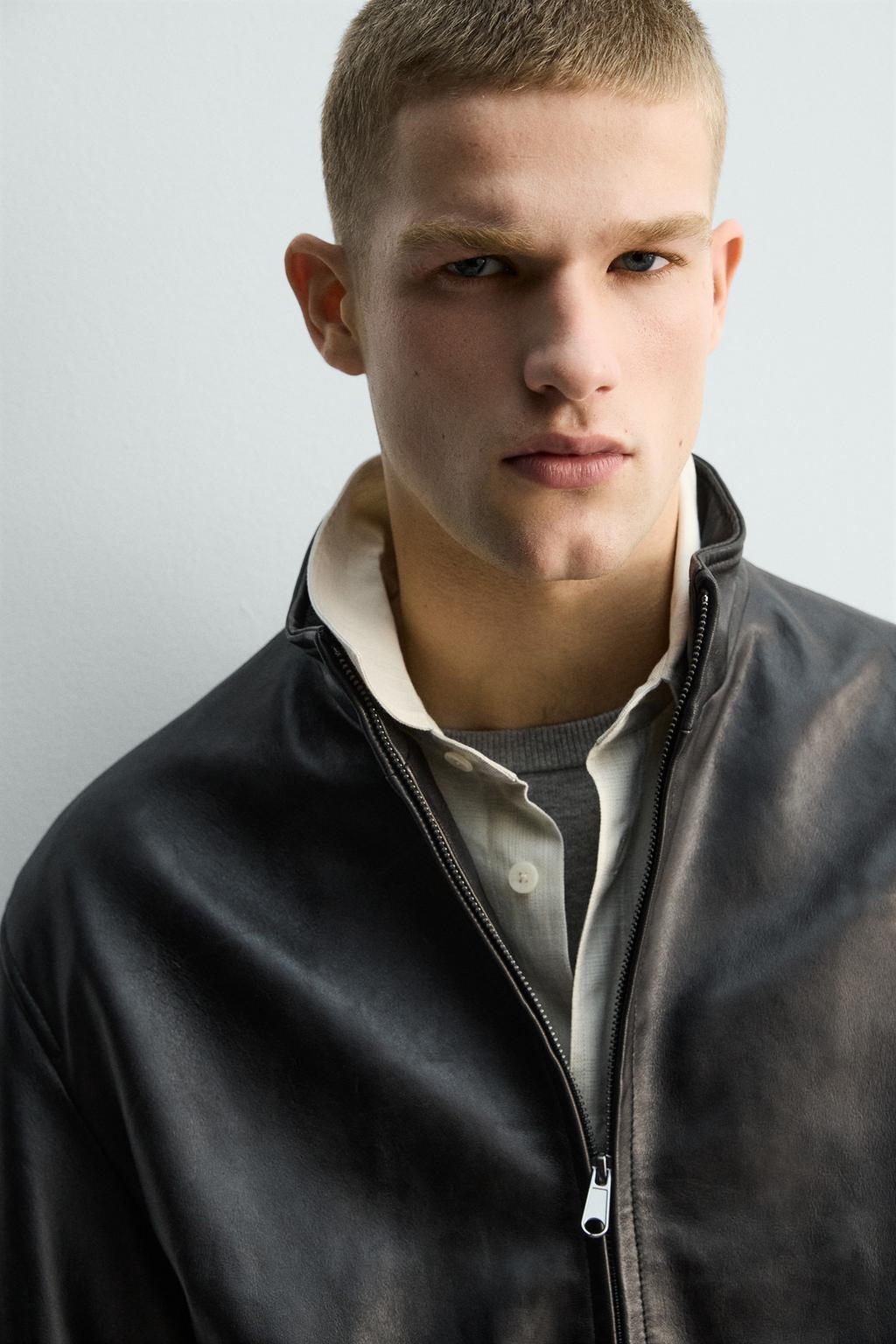 СВОБОДНАЯ КОЖАНАЯ КУРТКА