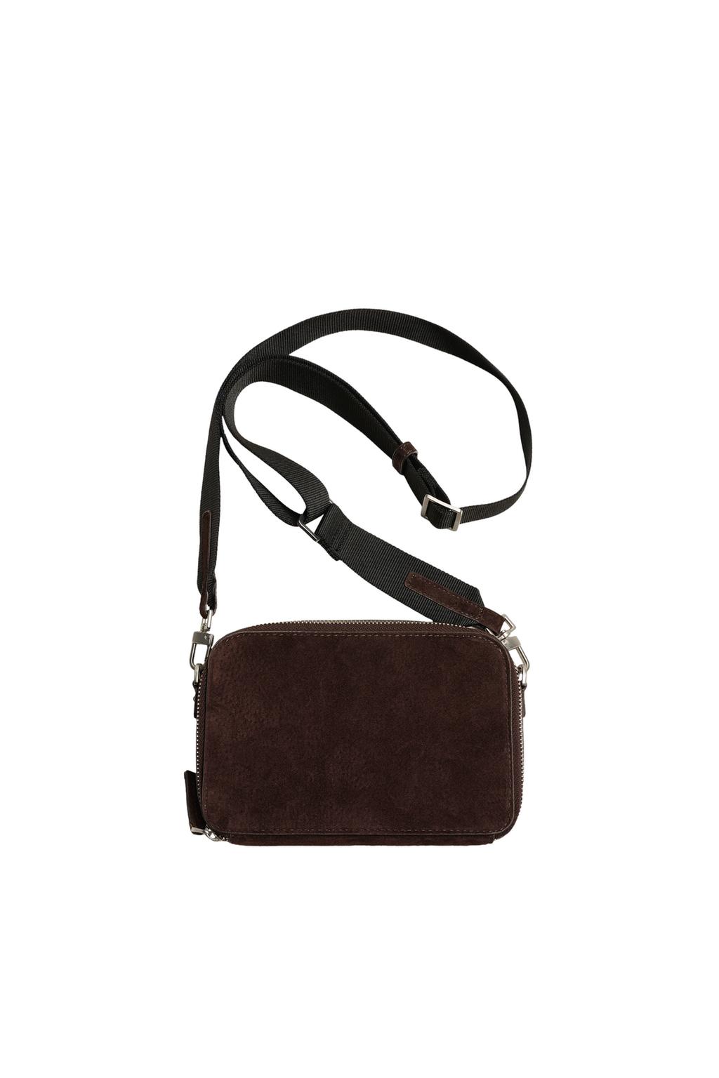 КОЖАНАЯ СУМКА С ПЛЕЧЕВЫМ РЕМНЕМ