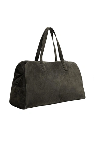 Большая кожаная дорожная сумка- Заказать в России