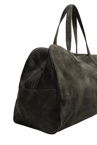 Большая кожаная дорожная сумка- Заказать в России