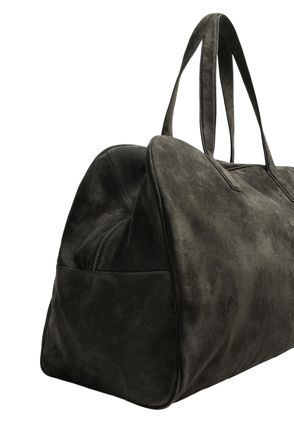 БОЛЬШАЯ КОЖАНАЯ ДОРОЖНАЯ СУМКА