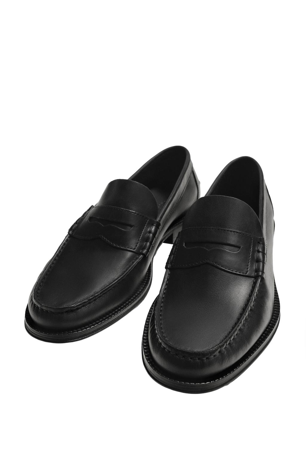 КОЖАНЫЕ ЛОФЕРЫ С ПЛАНКОЙ