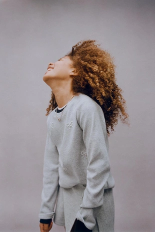 Лонгслив SOFT TOUCH с бантами и бусинами