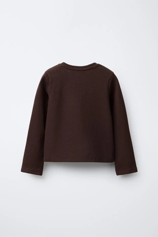 Лонгслив SOFT TOUCH с бантом и бусинами- Заказать в России