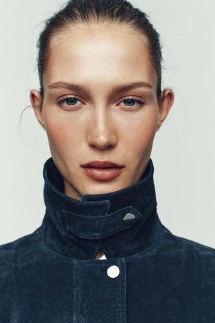 Бомбер из 100% кожи- Заказать в России