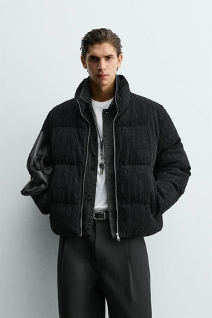 Укороченная стеганая куртка- Заказать в России