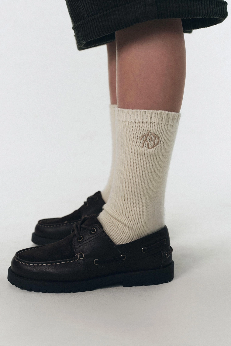 Длинные шерстяные носки soshiotsuki x zara